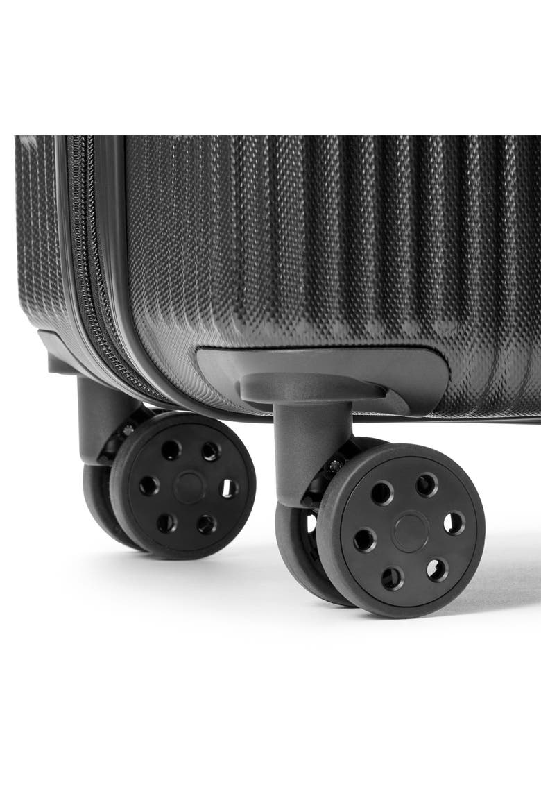 Horizon Upright Suitcase, Alternate, color, Black
