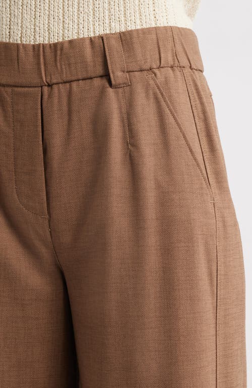 Wit & Wisdom Glider Skyrise Wide Leg Pants In Toasted Coconut