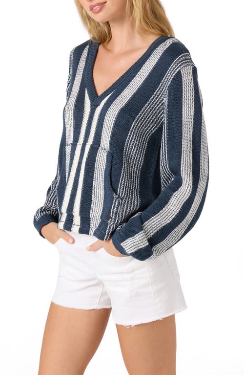 O'neill Catamaran Stripe Hoodie In Blue