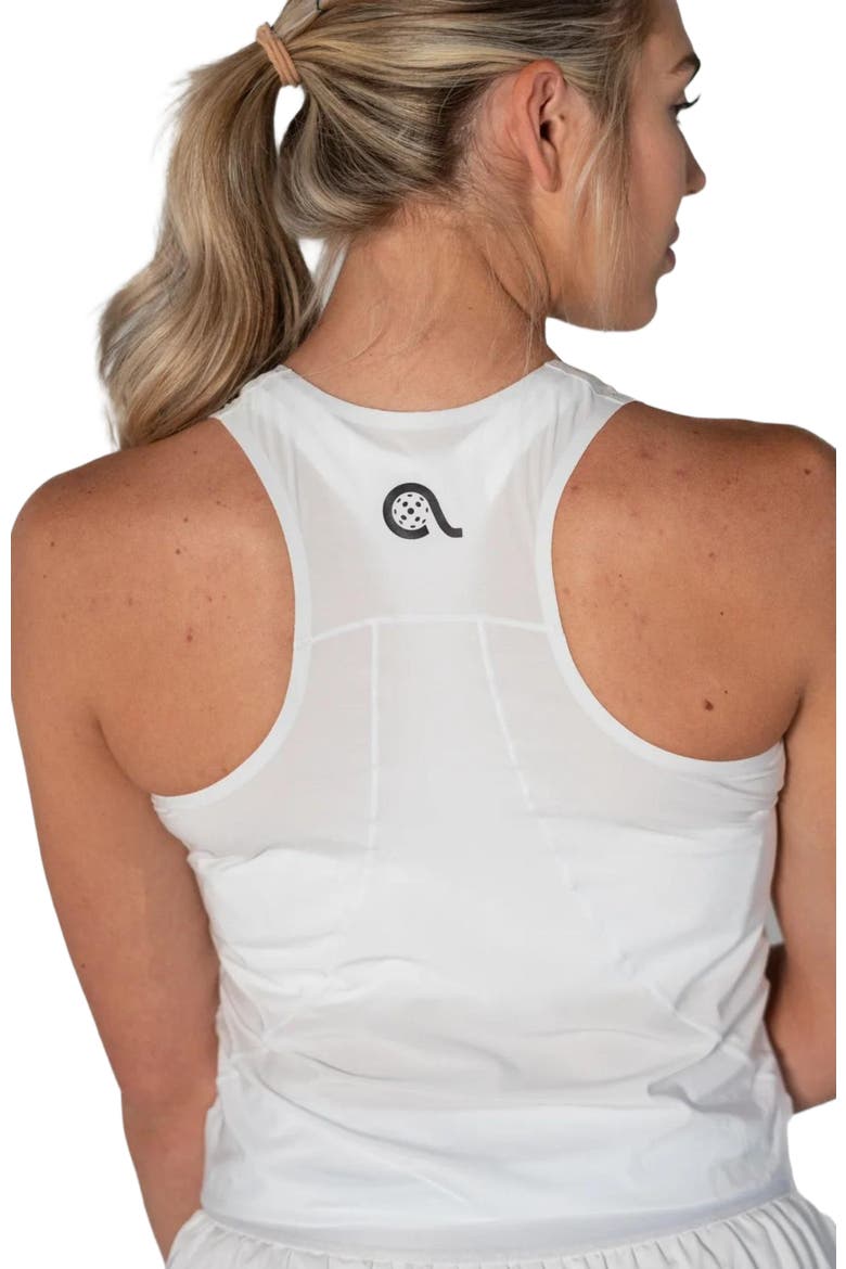 Bounce-It Pickleball Tank, Alternate, color, Club White