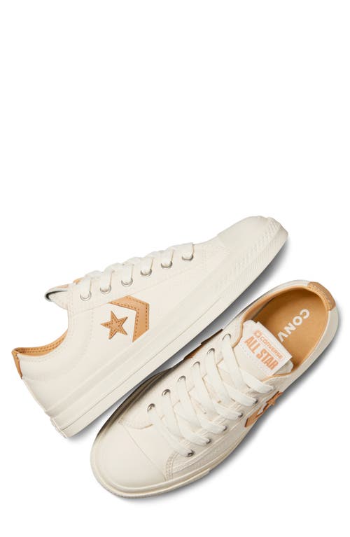 Converse Star Player 76 Oxford Sneaker In Egret/egret/sandy Shore