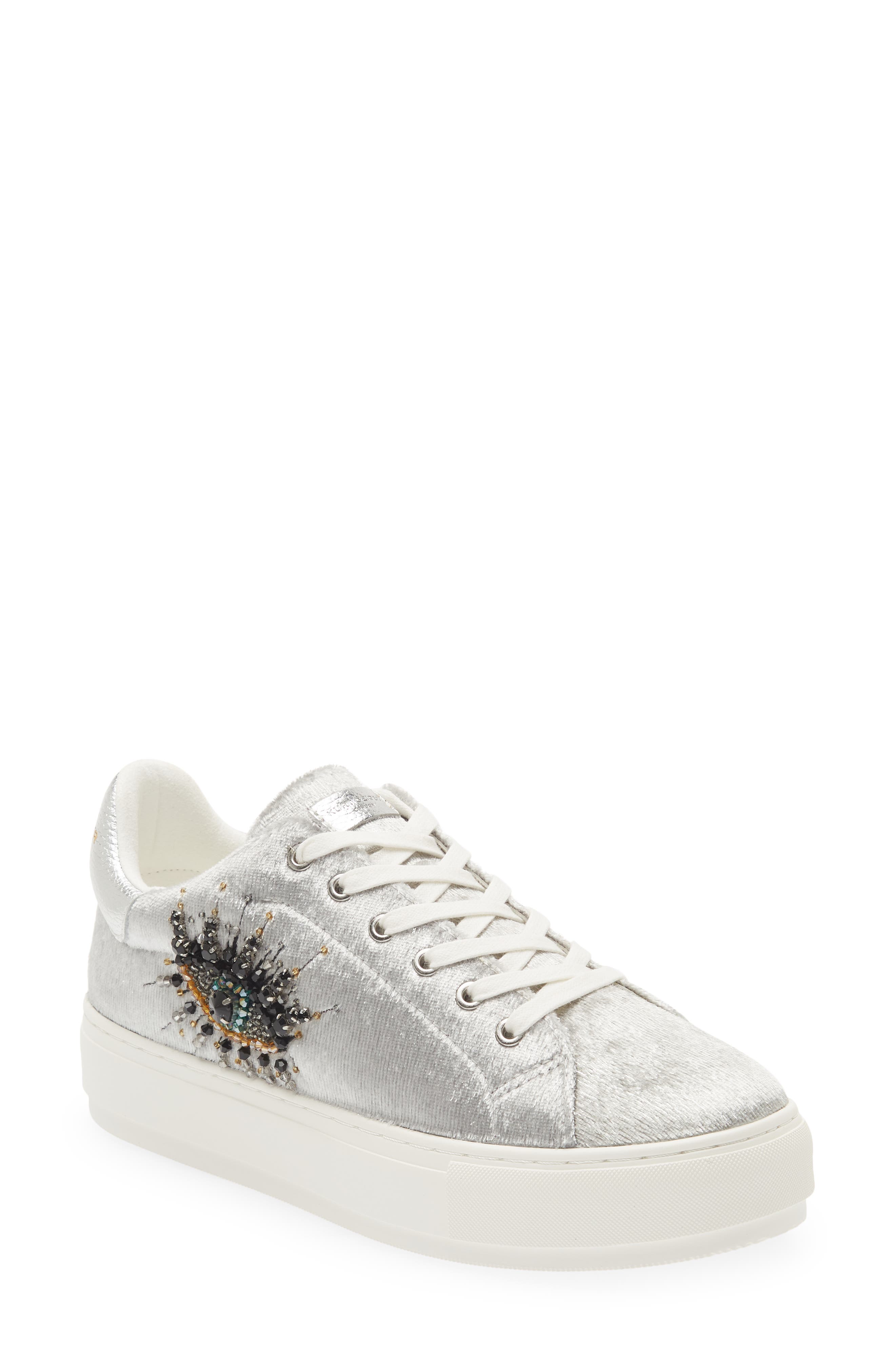 Kurt Geiger London Laney Eye Embellished Sneaker, Main, color, 