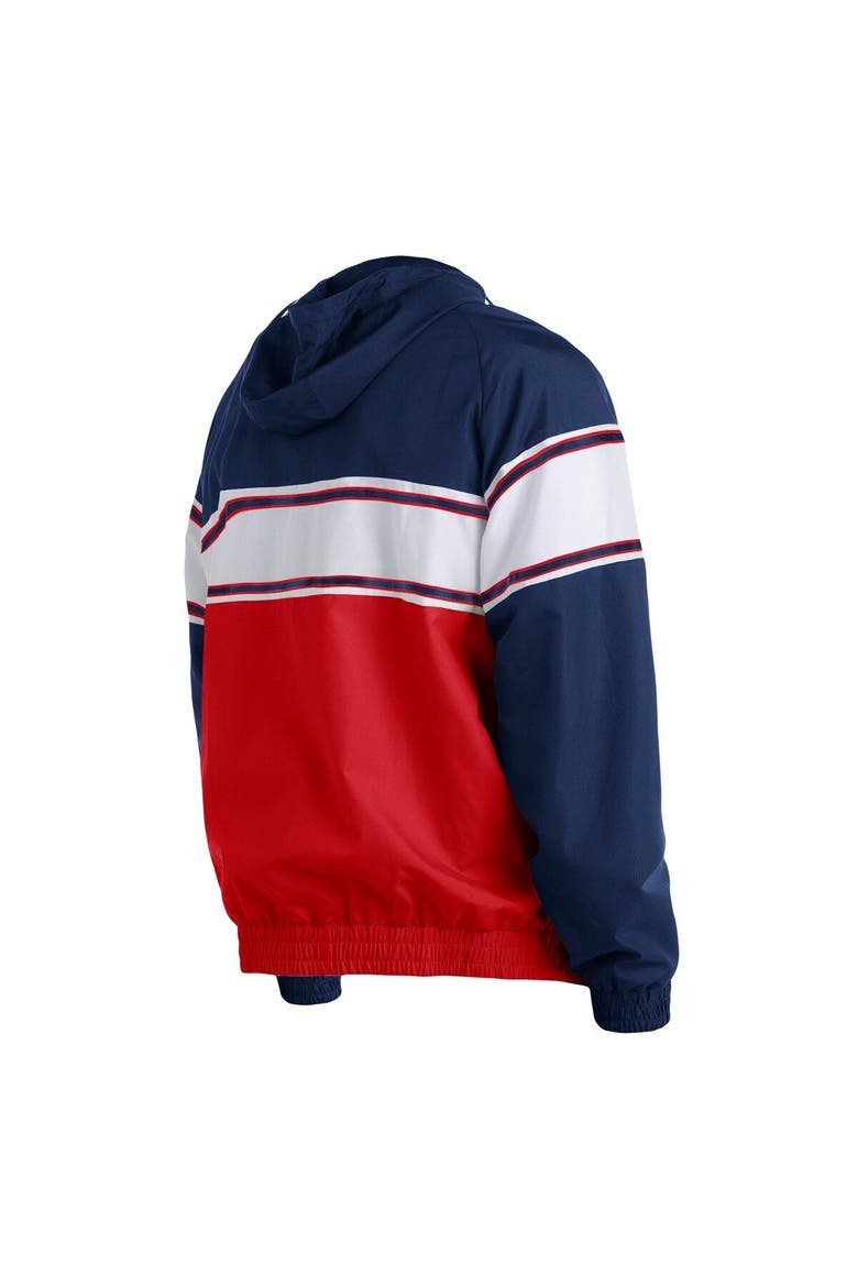 Men's New Era Navy Chicago White Sox Ripstop Raglan Quarter-Zip Hoodie, Alternate, color, Navy