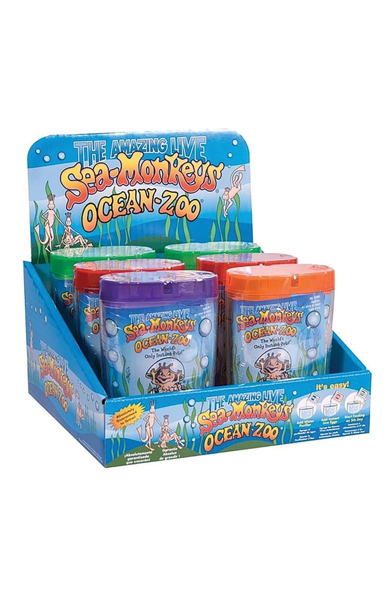 Schylling Sea Monkey'S Plastic Schylling Ocean Zoo Colors May Vary For Fish, Alternate, color, Multicolored