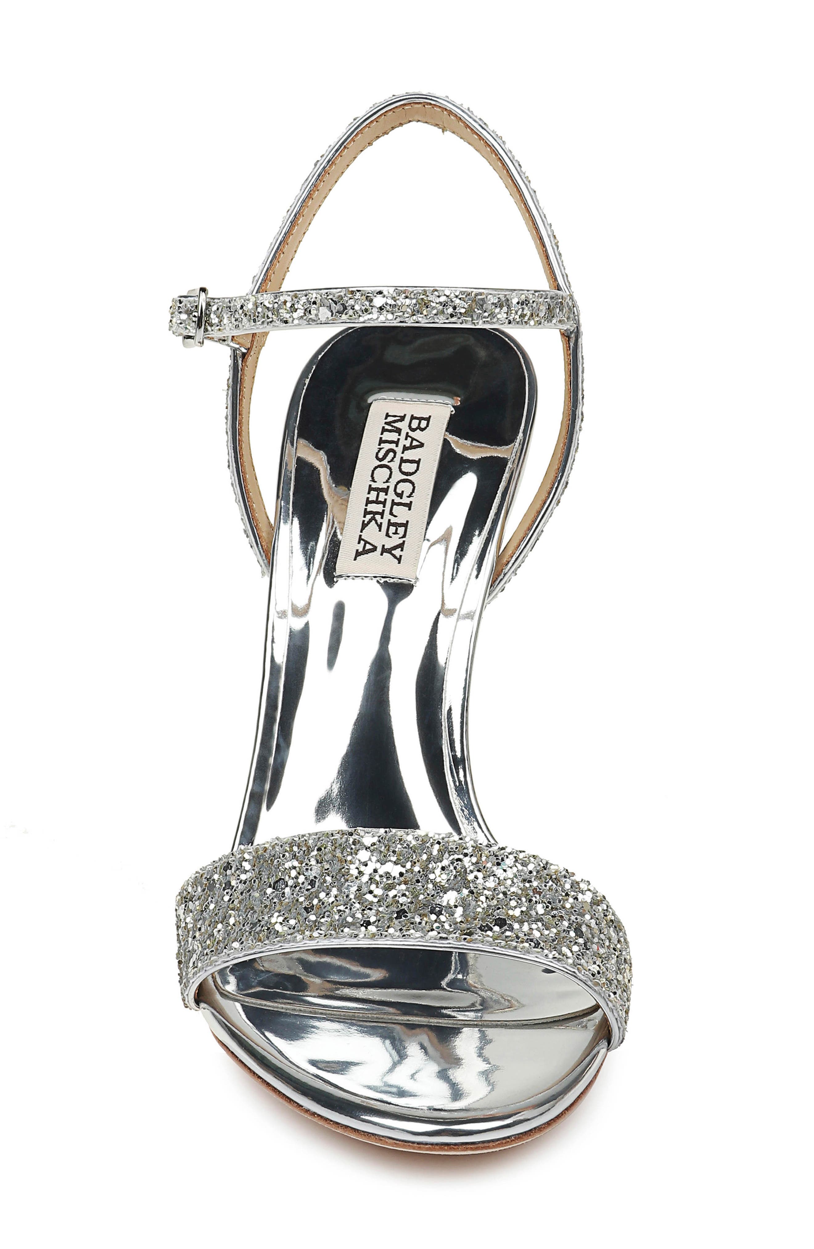 Badgley Mischka Collection Olympia Embellished Sandal, Alternate, color, 