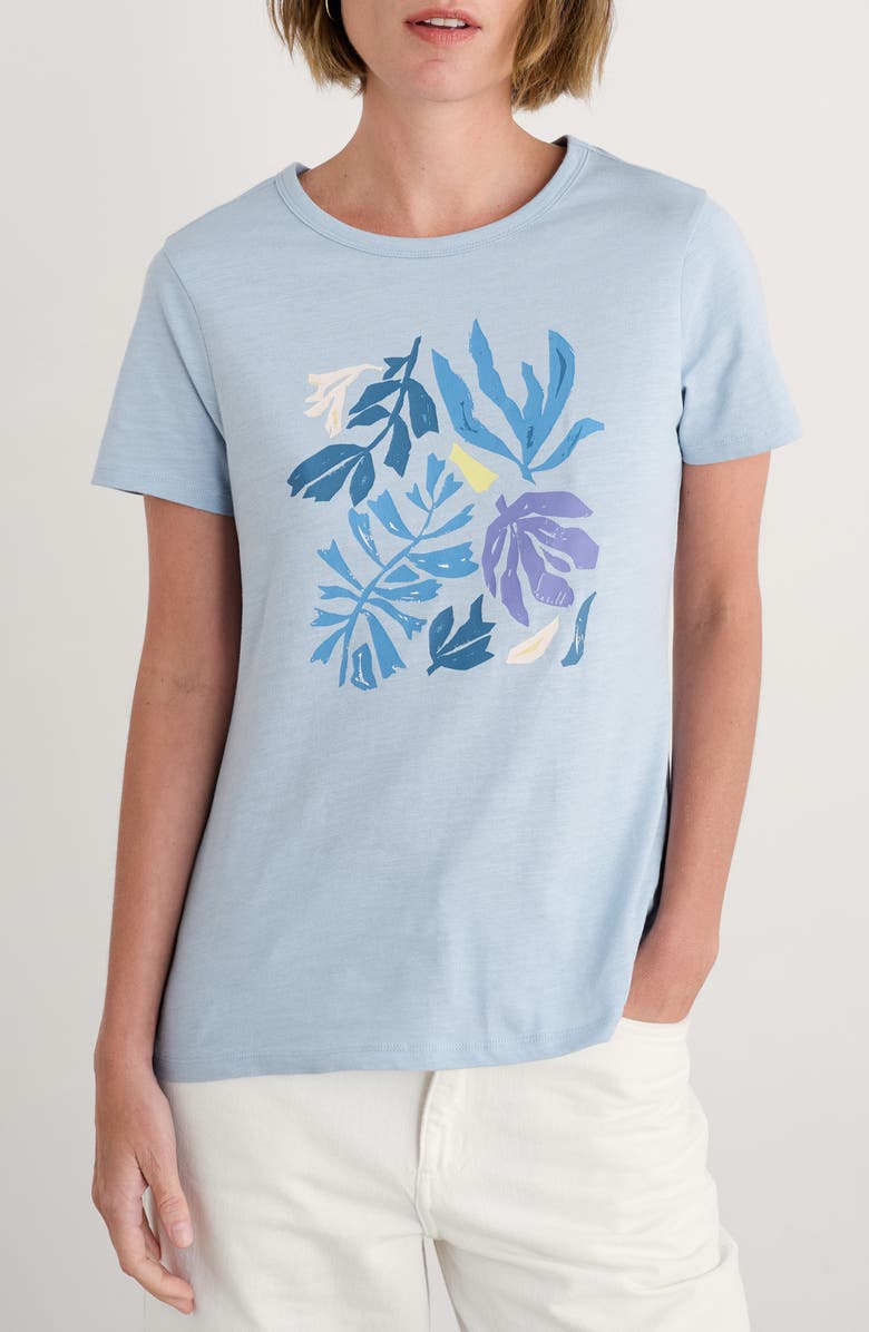 Seasalt Cornwall Printing Ink Organic Cotton Graphic T-Shirt, Main, color,