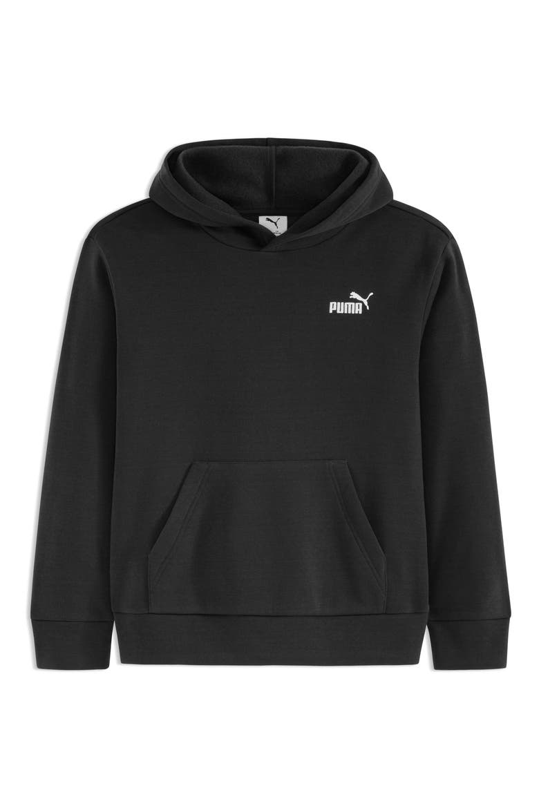 Kids' Essential Basics Fleece Pullover Hoodie, Main, color, BLACK