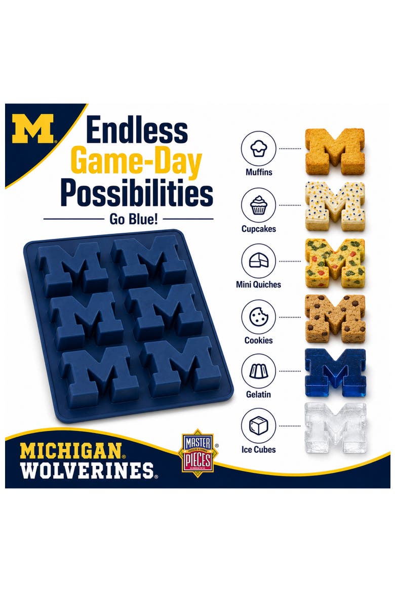Michigan Wolverines Muffin Pan, Alternate, color, Multicolor
