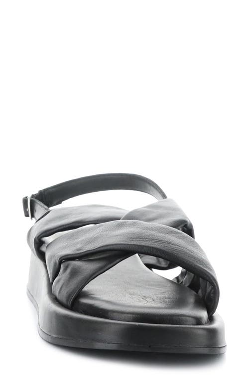 Bos. & Co. Blitz Slingback Platform Sandal In Black