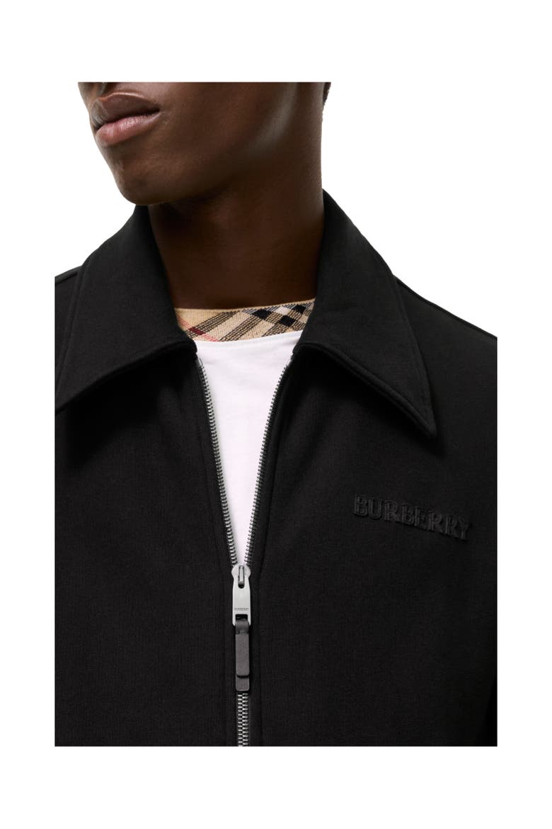 Logo Cotton Jacket, Alternate, color, Black