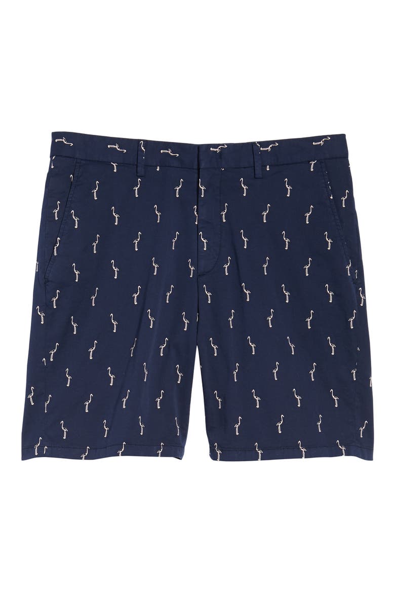Embroidered Twill Shorts, Alternate, color, V-BLUE W/BERMUDA SAND