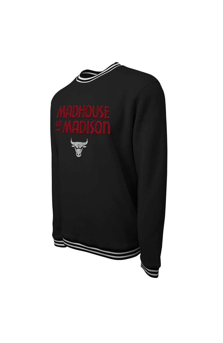 Stadium Essentials Unisex Stadium Essentials Black Chicago Bulls 2023/24 City Edition Club Level Pullover Sweatshirt, Alternate, color,