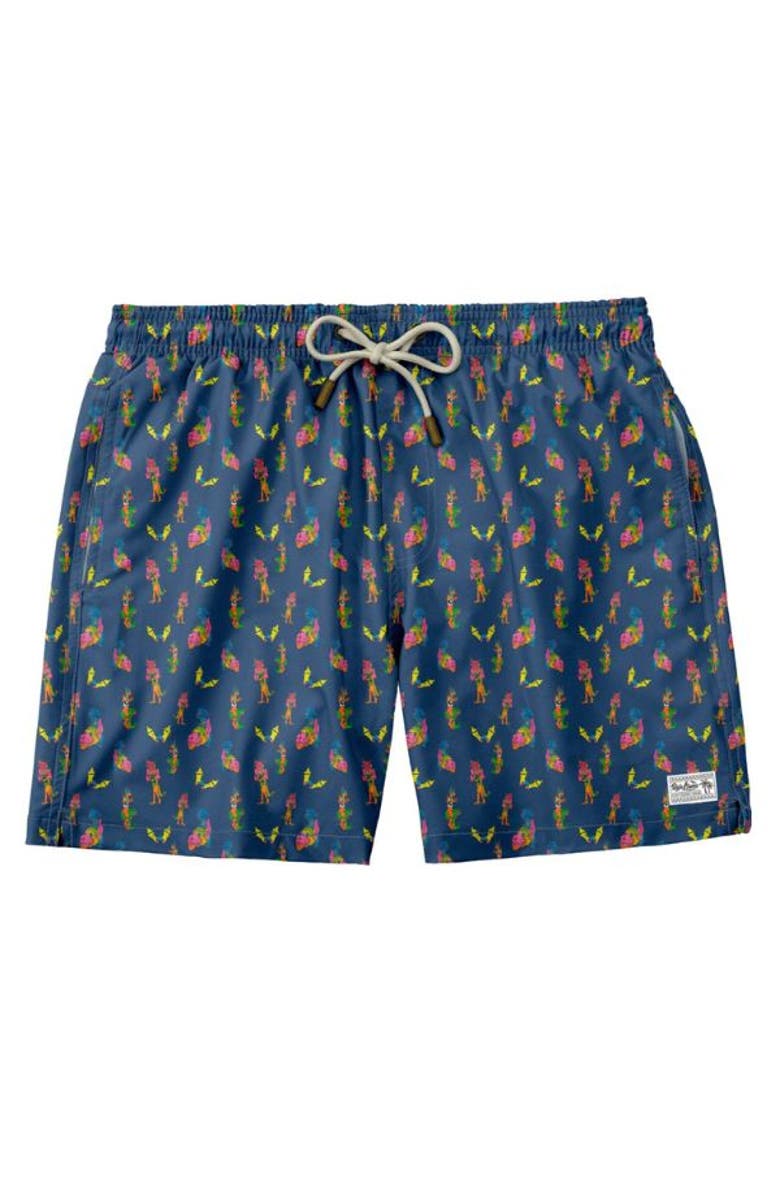 Baja Llama MT. JOY COLLABORATION - ANIMALS STRETCH SWIMSUIT, Main, color, 