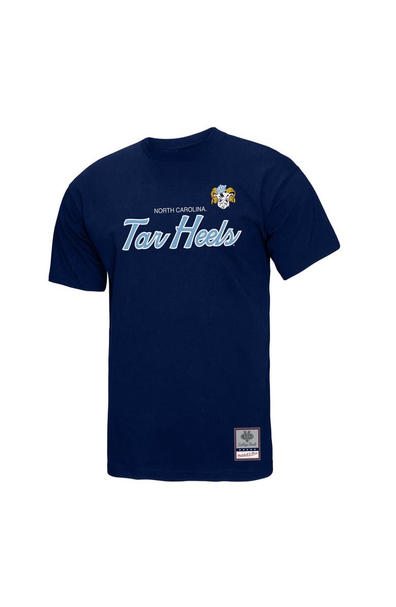 Mitchell & Ness Men's Mitchell & Ness  Navy North Carolina Tar Heels Elite Script T-Shirt, Alternate, color, Navy