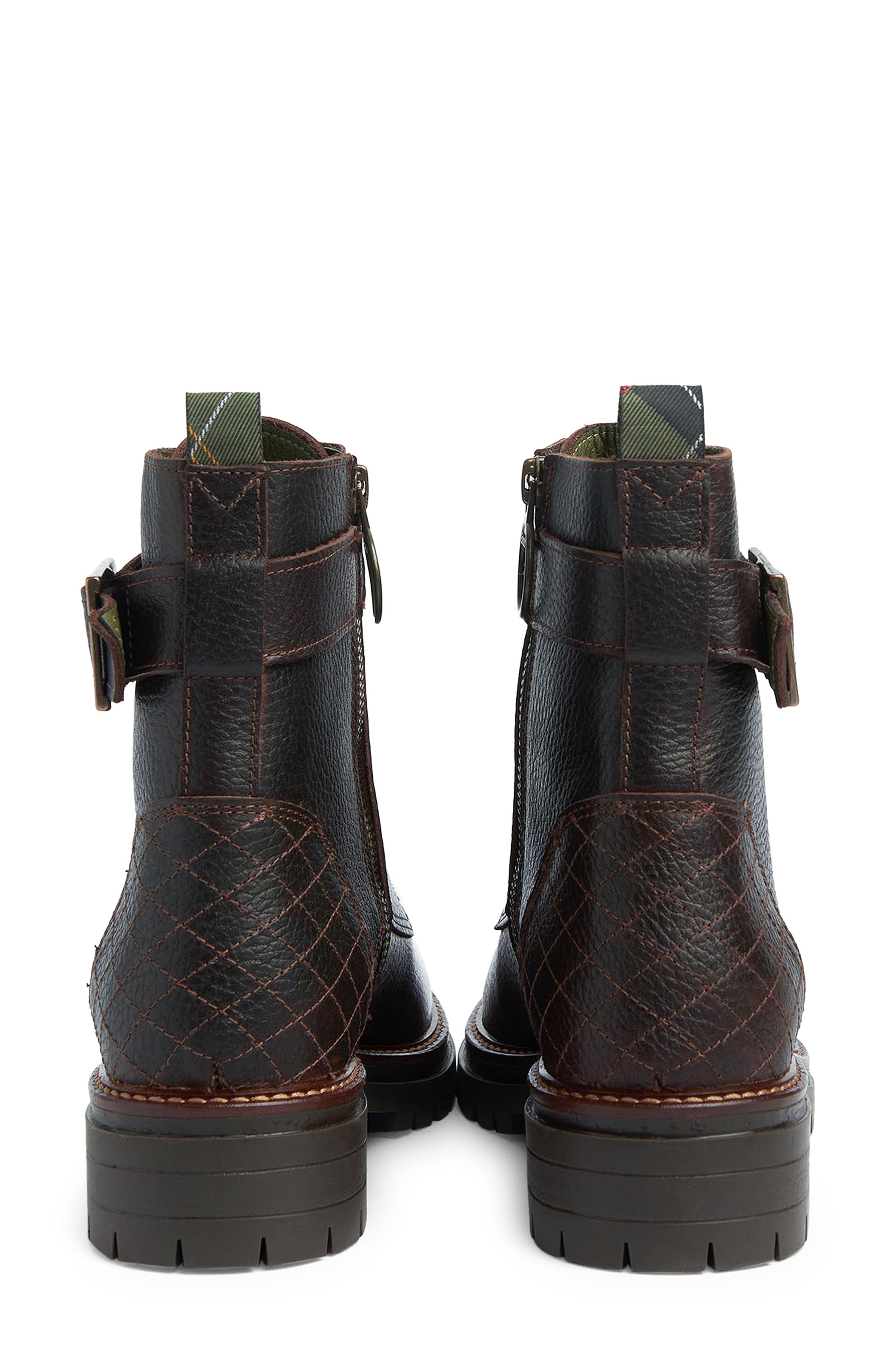 Heidi Combat Boot, Alternate, color, BROWN