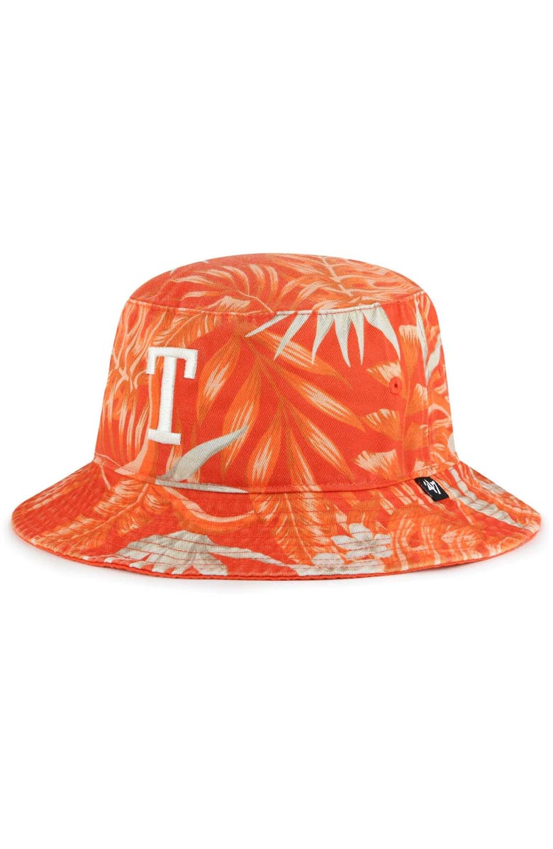 '47 Men's '47 Texas Orange Texas Longhorns Tropicalia Bucket Hat, Main, color, Orange