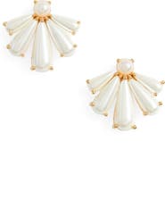 Lele Sadoughi Imitation Pearl Stud Earrings