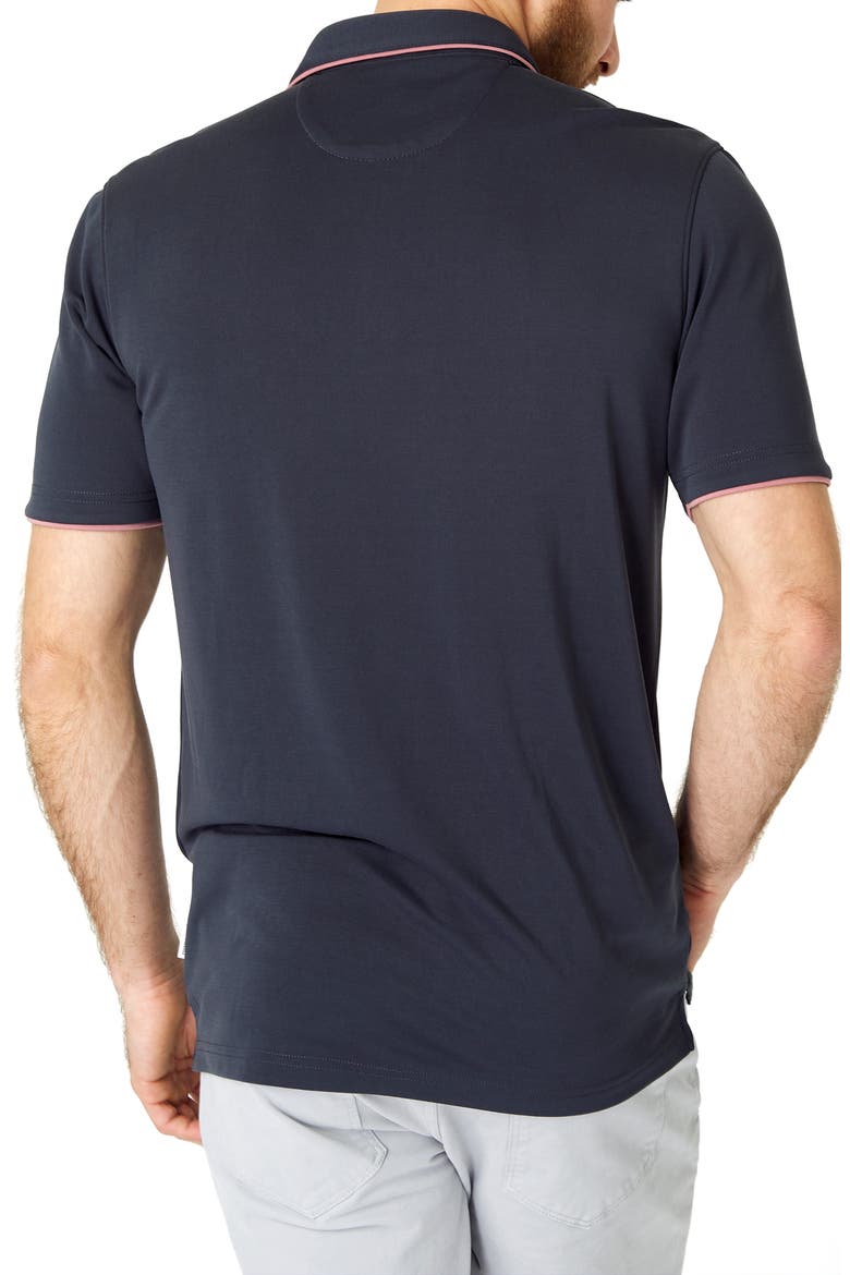 Tidal Wave Pocket Polo, Alternate, color, CHARCOAL