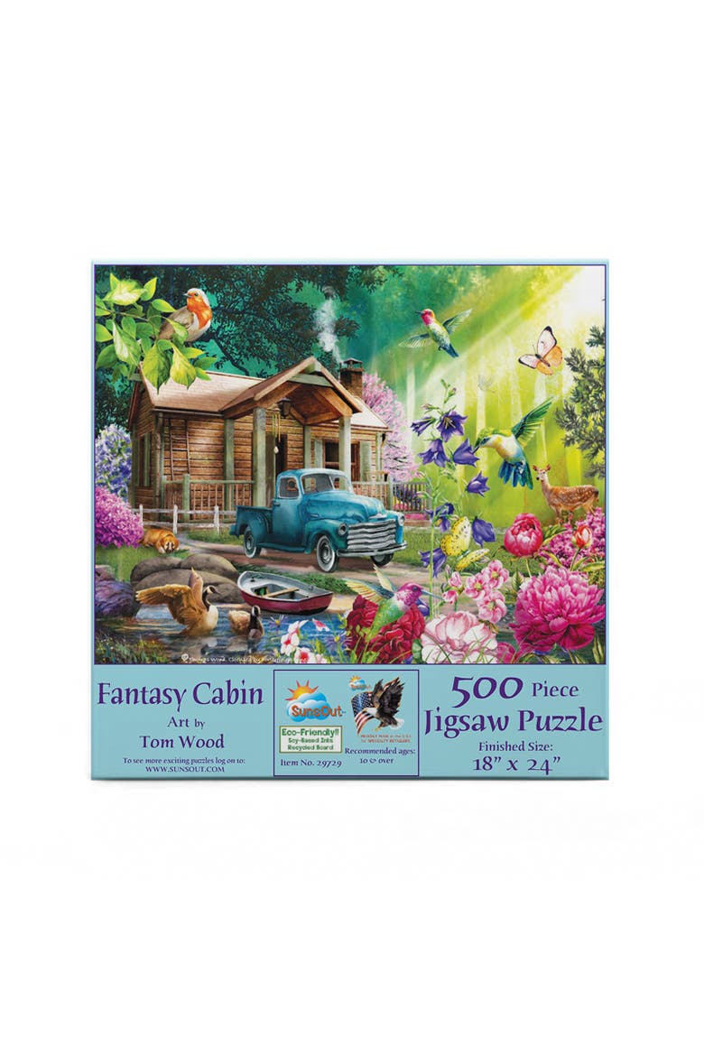 Fantasy Cabin 500 piece Jigsaw Puzzle for Adults, Alternate, color, Multicolor