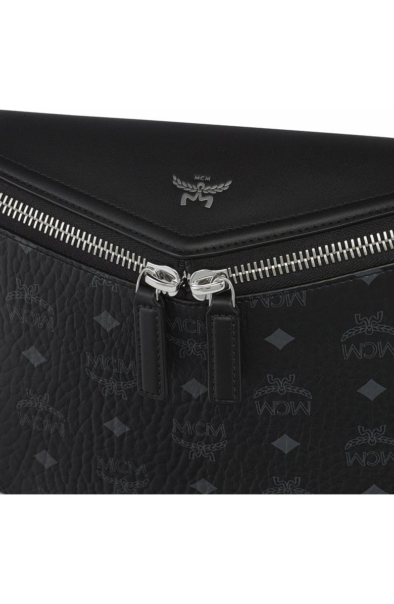 MCM Small Diamant 3D Crossbody in Visetos Leather Mix, Alternate, color, Bk