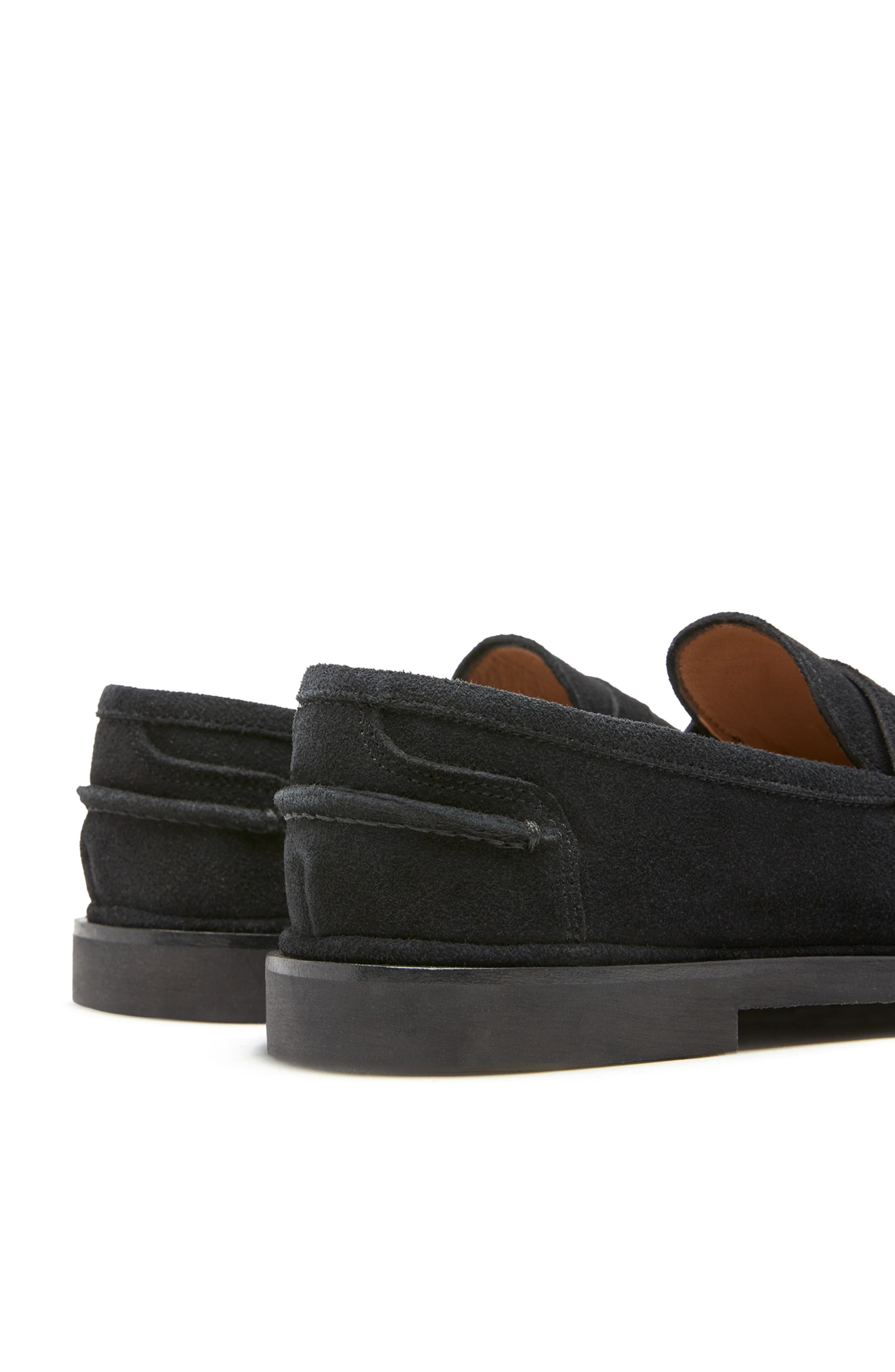 Magnetic City Dry™ Genuine Shearling Loafer, Alternate, color, BLACK SUEDE