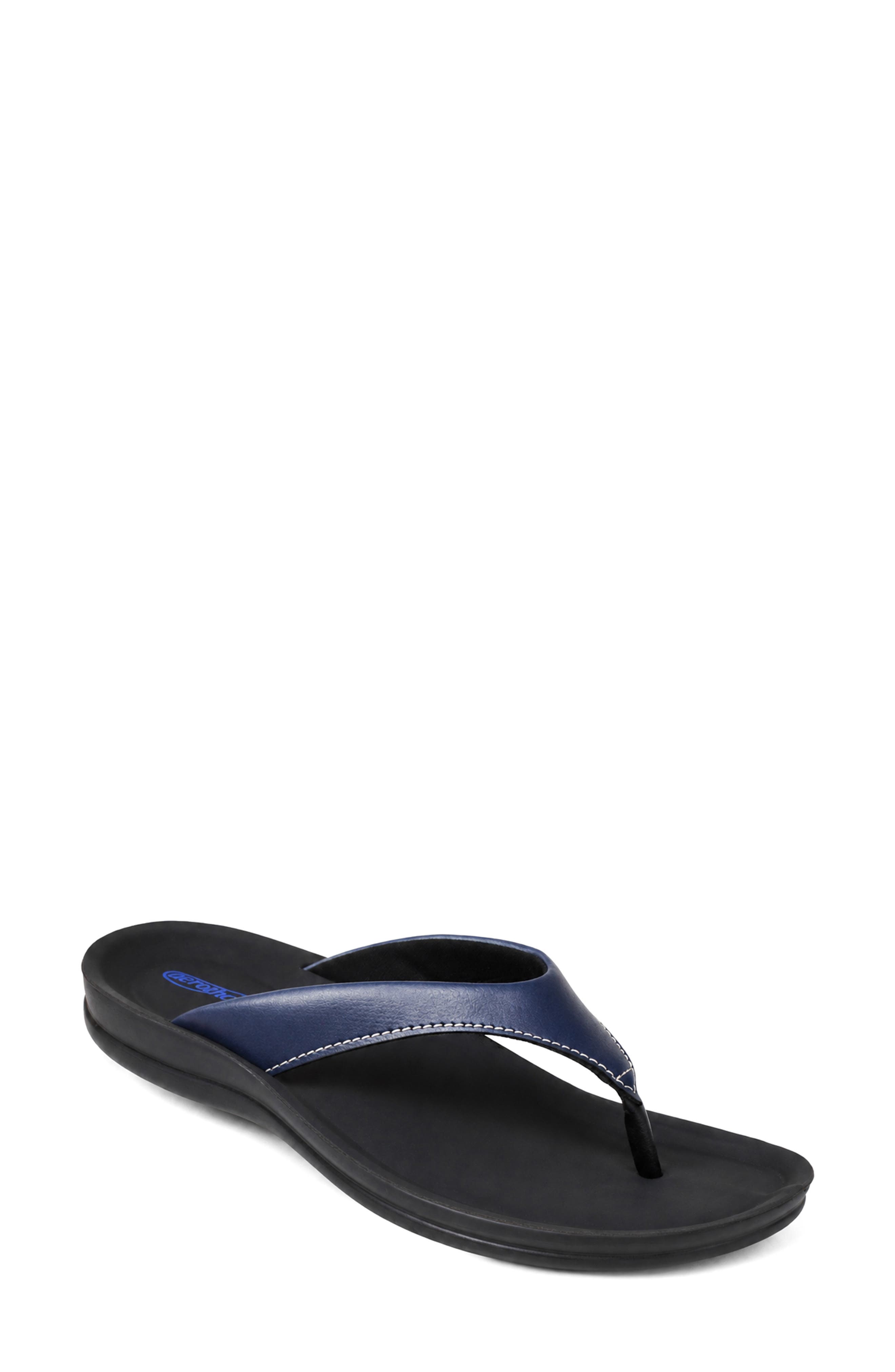 Amicia Flip Flop, Main, color, NAVY