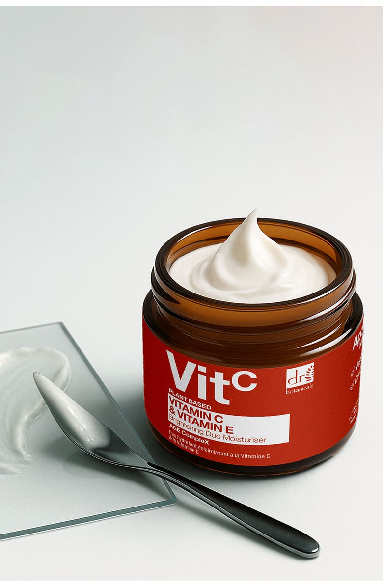 DR BOTANICALS Vitamin C 1% & Vitamin E Brightening Duo Moisturiser 60ml, Alternate, color, White