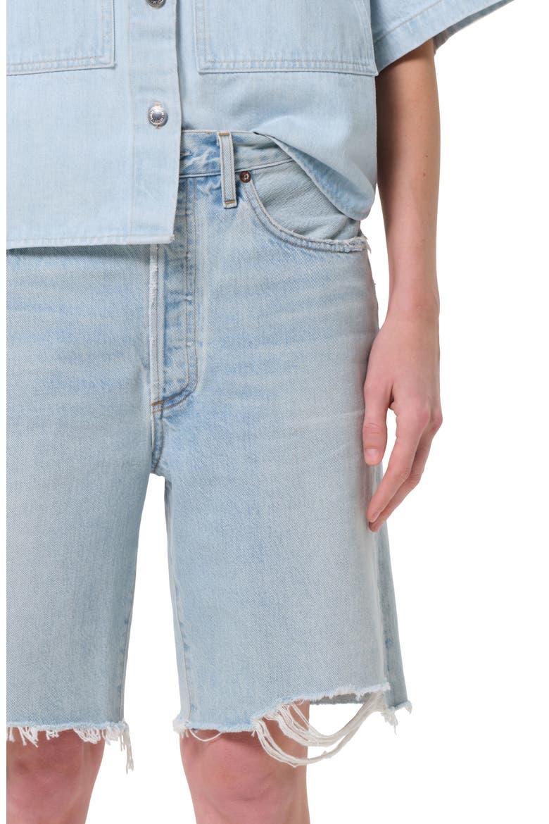 '90s Long Cutoff Denim Shorts, Alternate, color, FRAGMENT