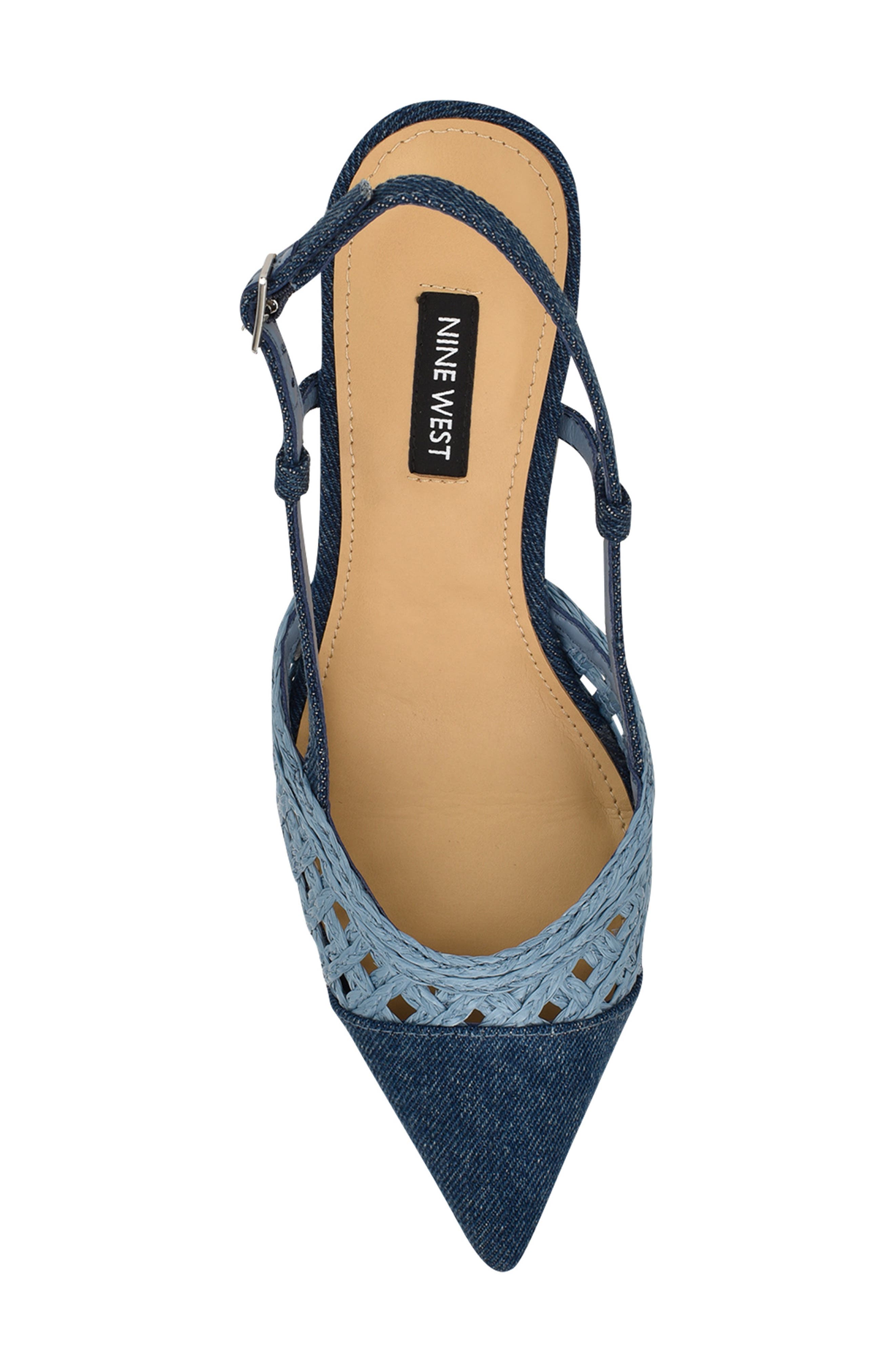 Nine West Railen Pointed Toe Slingback Pump, Alternate, color, 