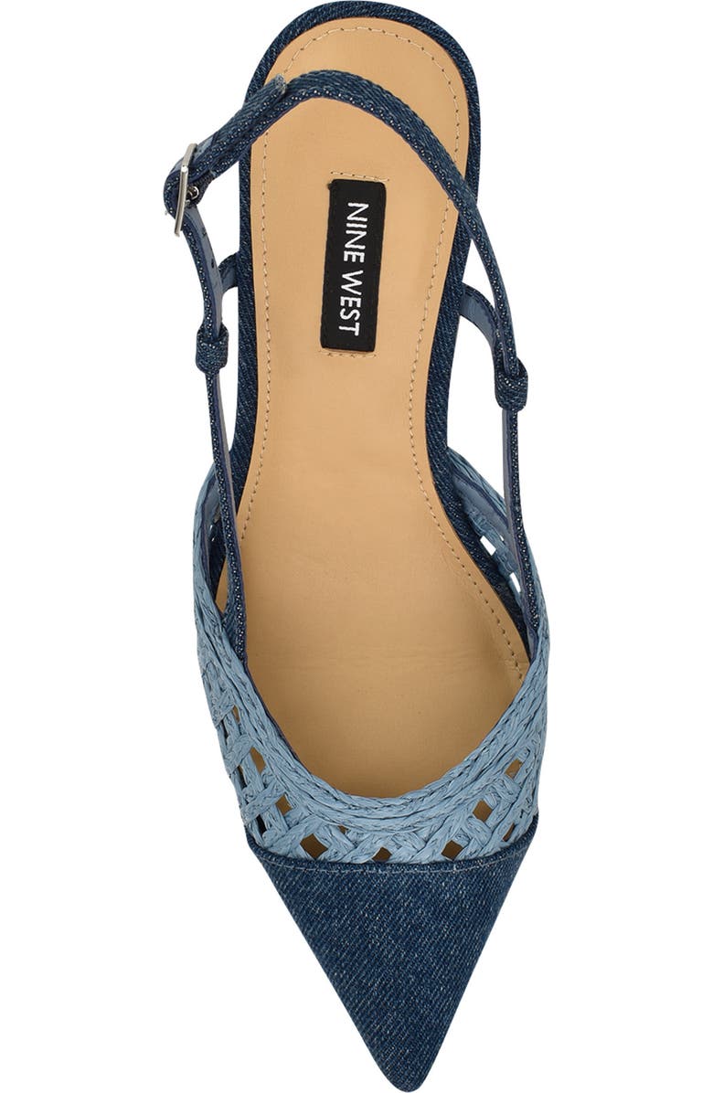 Nine West Railen Pointed Toe Slingback Pump, Alternate, color,