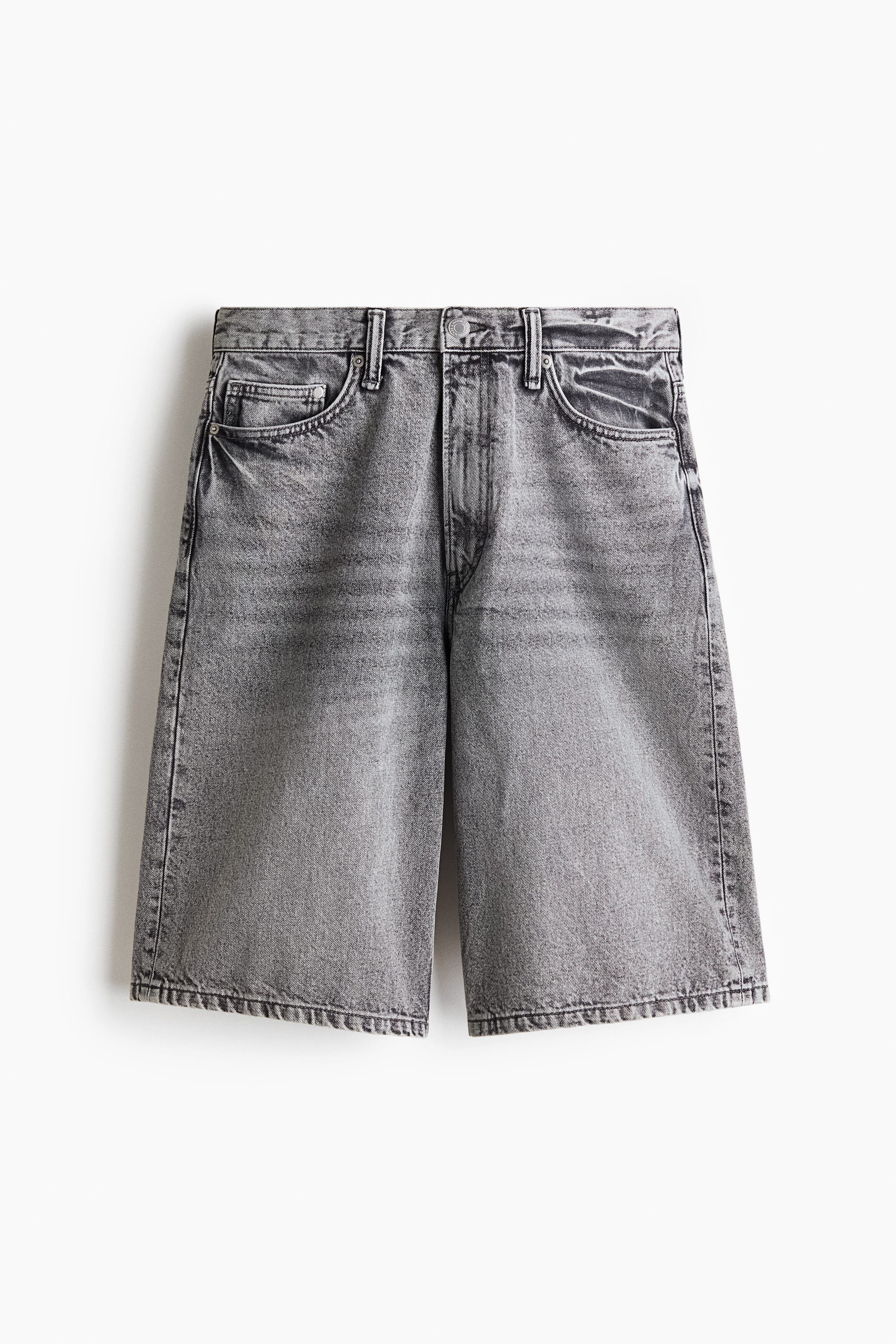 Baggy Denim Shorts - image 3