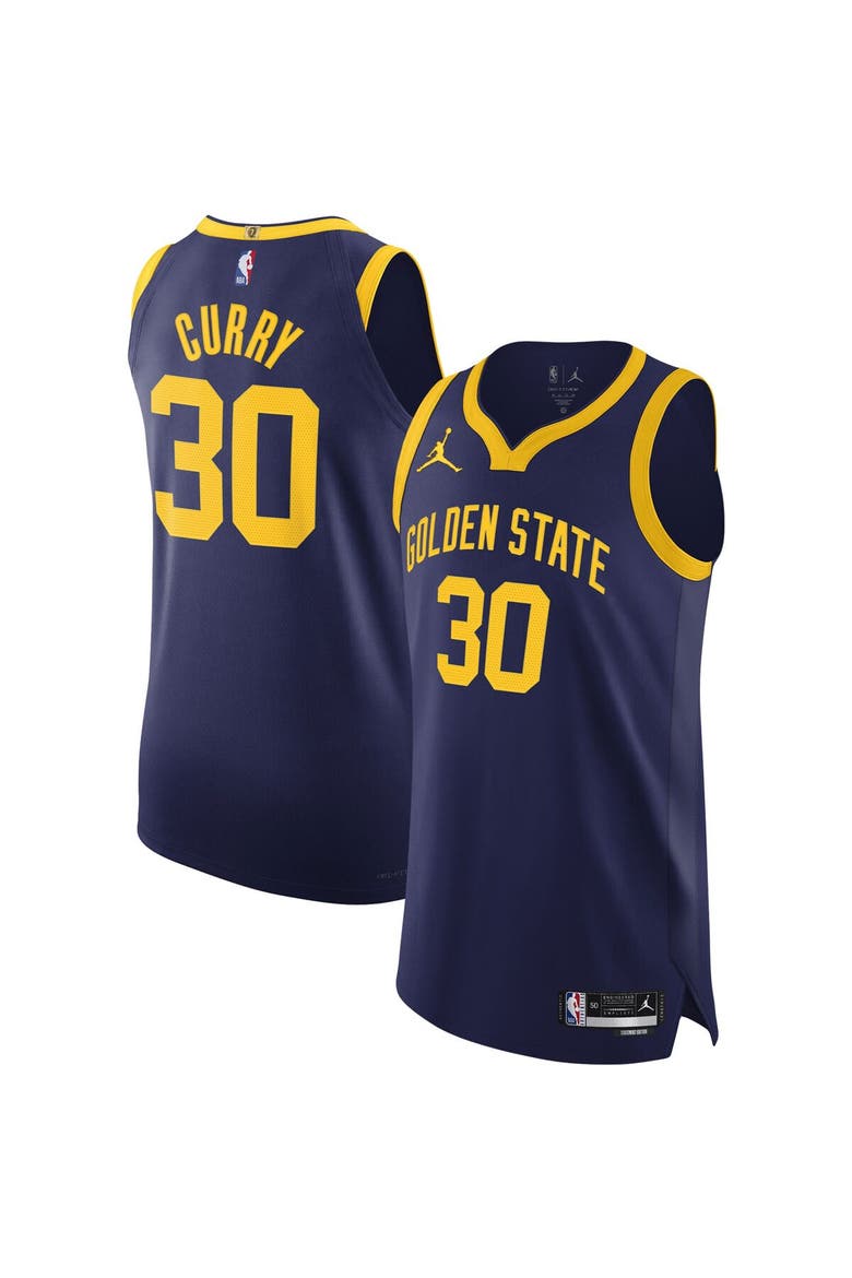 Men's Jordan Brand Stephen Curry Royal Golden State Warriors Authentic Player Jersey - Statement Edition, Main, color, Royal