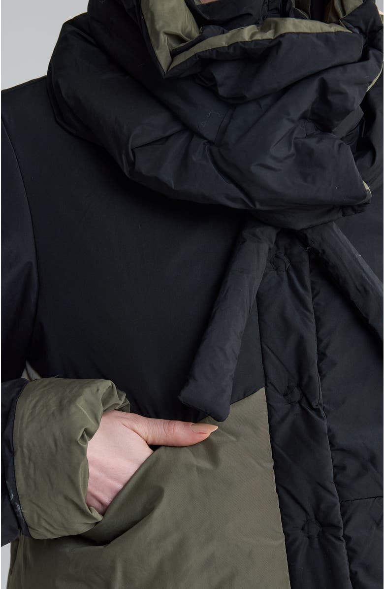 LUUKAA Anna Memory Taffeta Collar Scarf, Alternate, color,