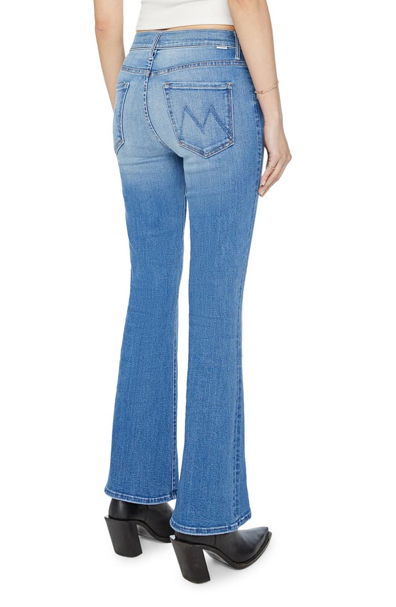 MOTHER The Weekend Flare Jean, Alternate, color, Layover