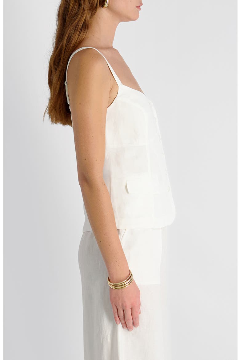Cooper Tailored Camisole, Alternate, color, SUMMER WHITE