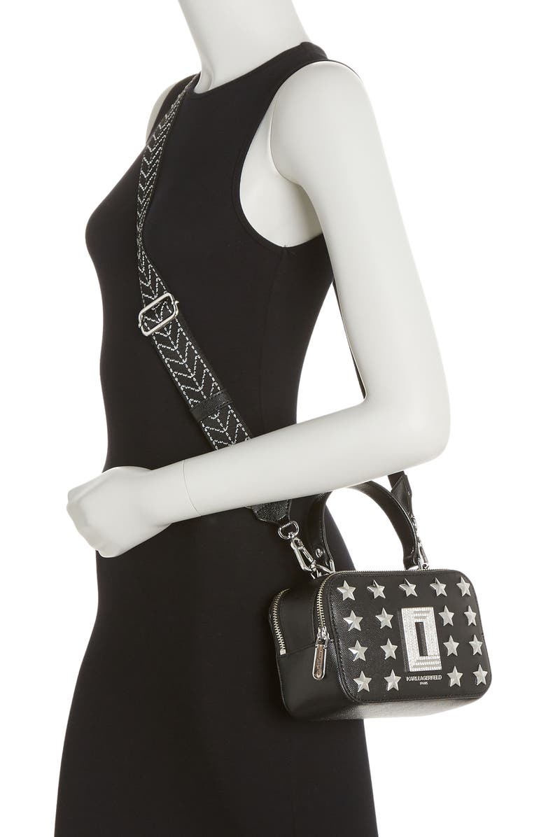KARL LAGERFELD PARIS Simone Camera Crossbody Bag, Alternate, color,