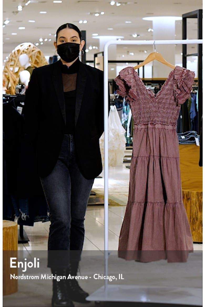 Heidi Flutter Sleeve Tiered Dress video