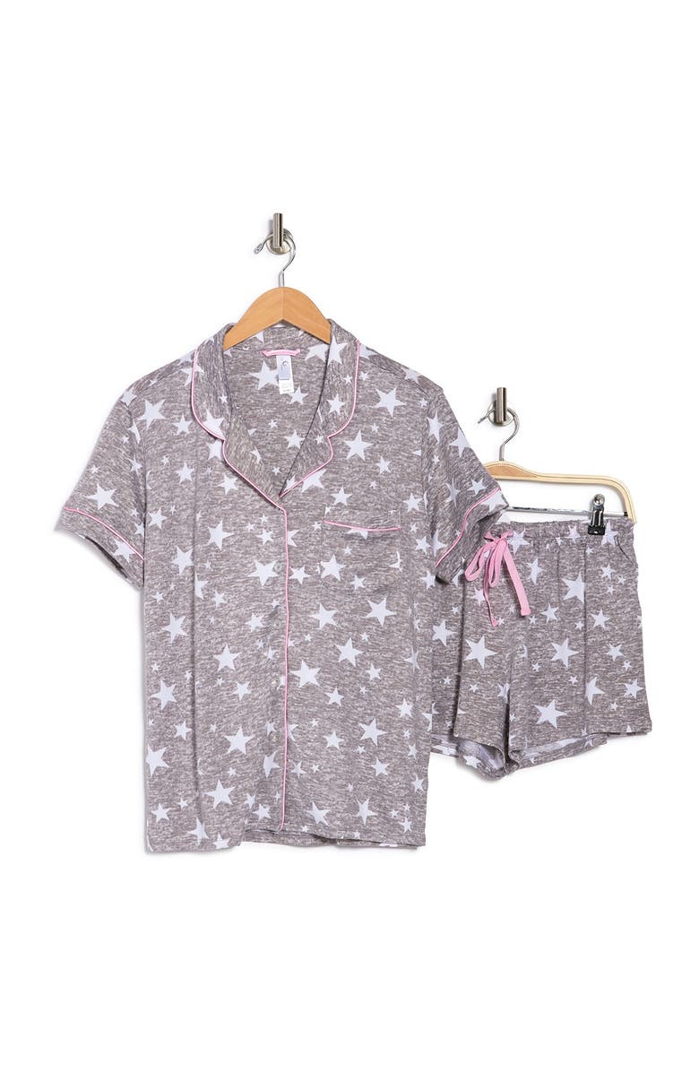 PJ COUTURE Cozy Lux Notch Pajama Set, Alternate, color,