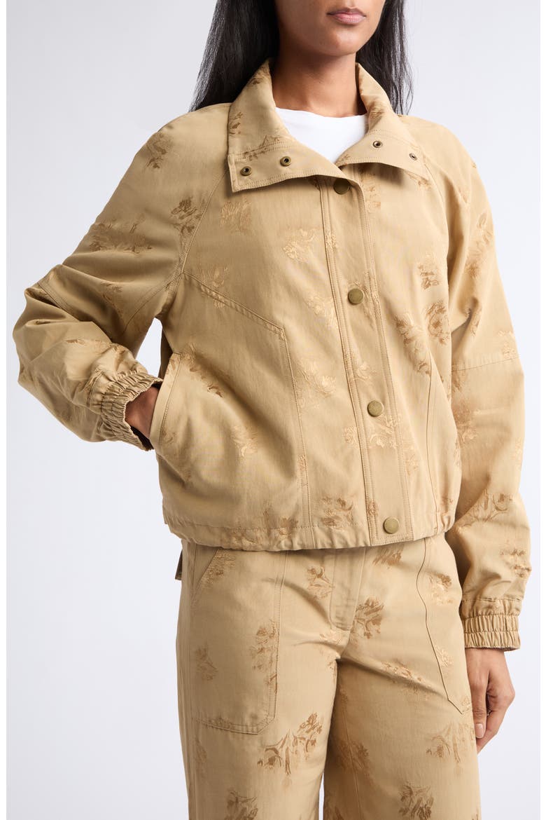 Ainsworth Floral Jacquard Jacket, Alternate, color, SAND