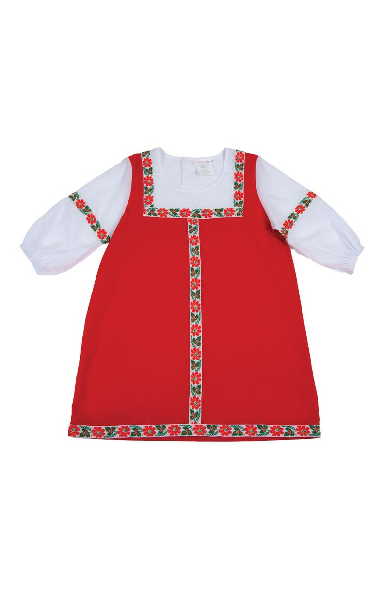 Kaplan Early Learning Company Festive Multiethnic Russian Sarafan Girl Garment, Main, color, 