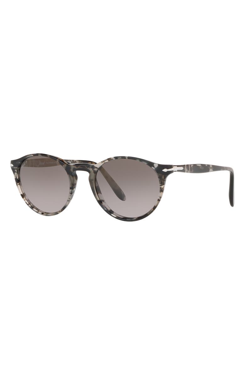 Persol 50mm Polarized Gradient Phantos Sunglasses, Alternate, color, Grey Tort