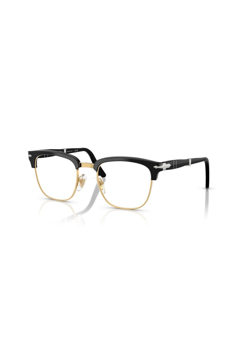 52mm Square optical glasses, Main, color, Black