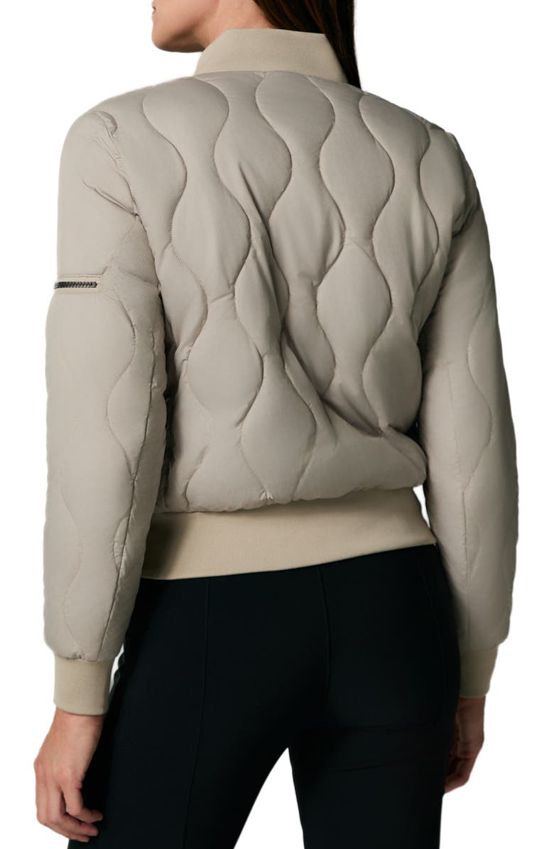 Alp N Rock Metro III Water Repellent Quilted Bomber Jacket, Alternate, color, Stone