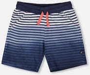 Deux par Deux Organic Cotton Gradient Stripes Shorts