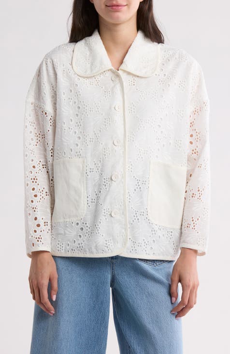 Sofya Eyelet Jacket