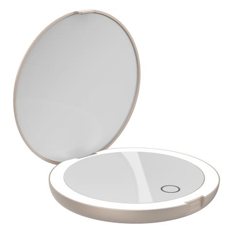 COMPACT Mirror | 7X Magnified Rechargeable LED Makeup Mirror