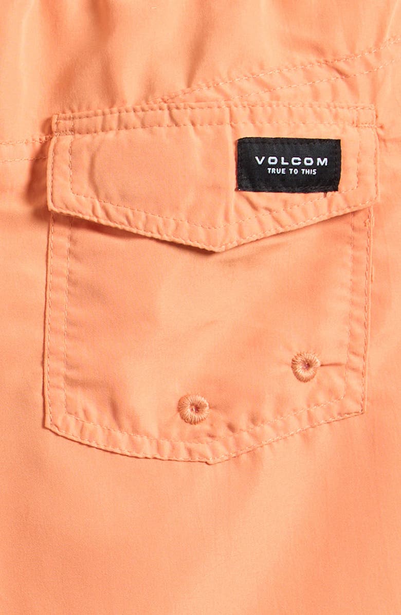 Volcom Kids' Center Swim Trunks, Alternate, color, Peach