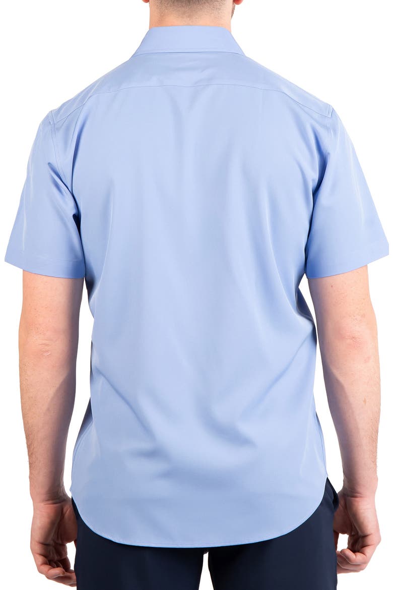 Solid Performance Short Sleeve Shirt, Alternate, color, LIGHT BLUE