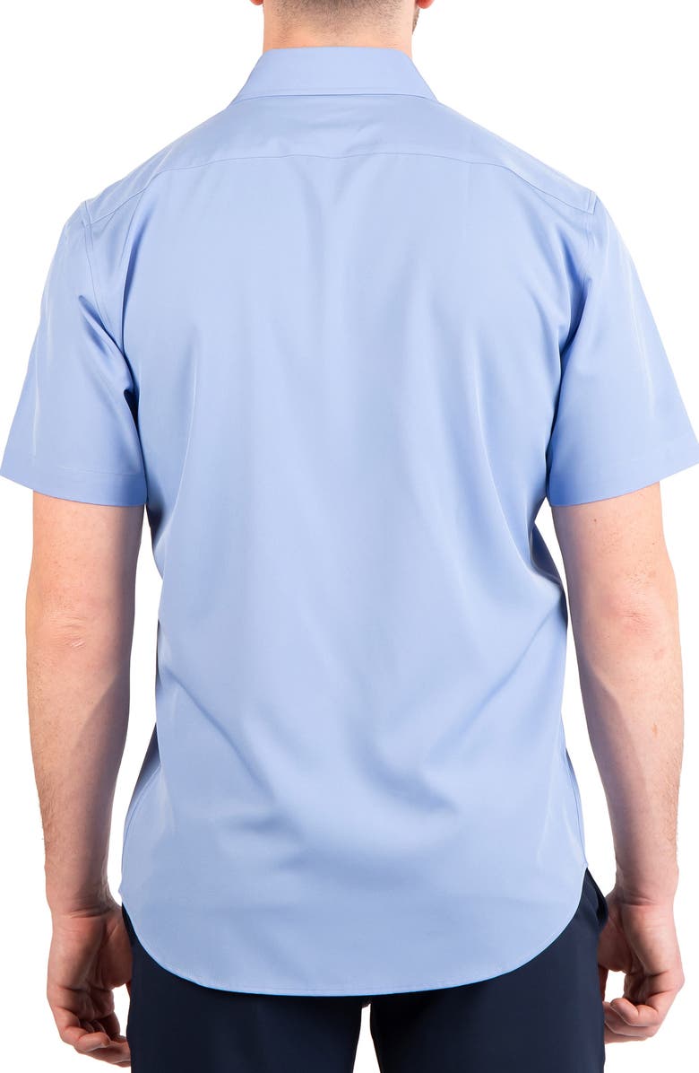 TailorByrd Solid Performance Short Sleeve Shirt, Alternate, color, Light Blue