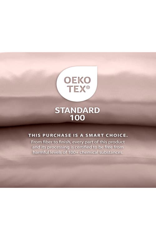 Martex Elegance Satin Sheet Set In Rose Gold